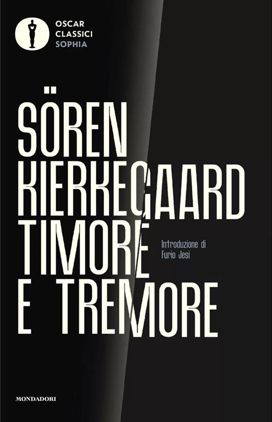 Timore e tremore - Søren Kierkegaard - copertina