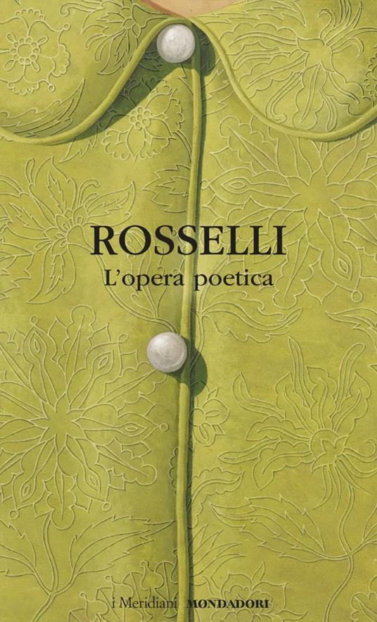 L'opera poetica - Amelia Rosselli - copertina