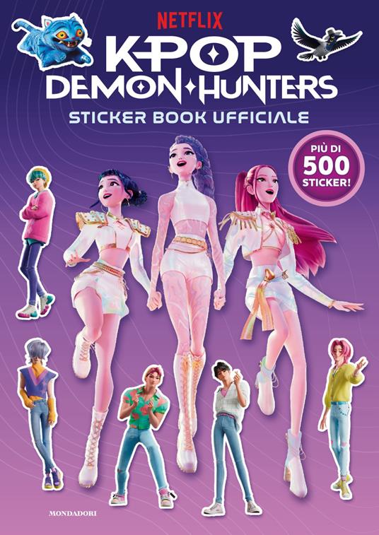 KPop Demon Hunters. Sticker book ufficiale. Ediz. a colori - copertina
