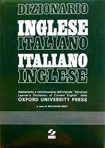 Dizionario inglese-italiano, italiano-inglese. Adattamento e ristrutturazione dell'originale «Advanced learner's dictionary of current English» dell'O. U. P. - copertina