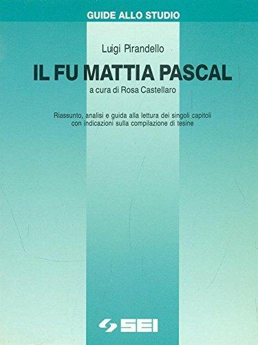 Il fu Mattia Pascal - Luigi Pirandello - copertina