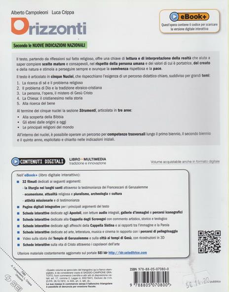Orizzonti. Per le Scuole superiori - Alberto Campoleoni,Luca Crippa - 2