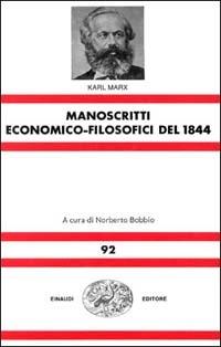 Manoscritti economico-filosofici del 1844 - Karl Marx - copertina