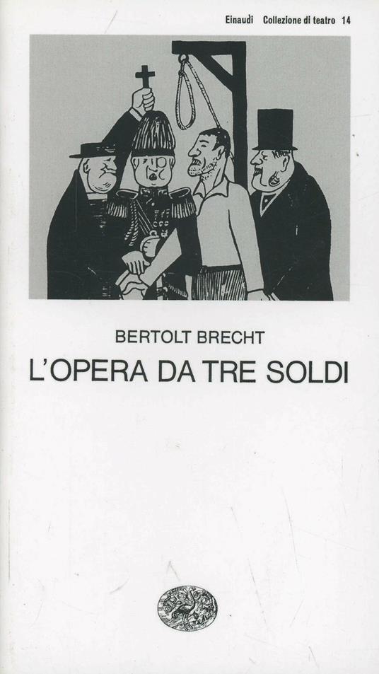 L'opera da tre soldi - Bertolt Brecht - copertina