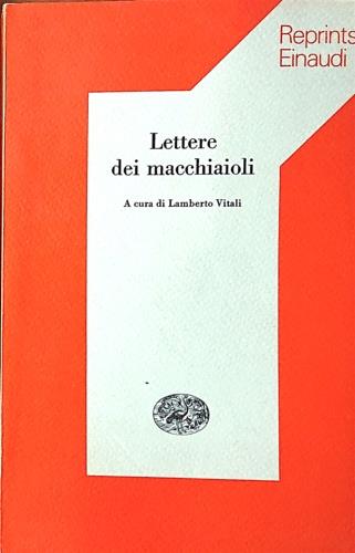 Lettere dei macchiaioli - copertina