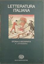 Letteratura italiana. Storia e geografia. Vol. 2\2: L'Età moderna.