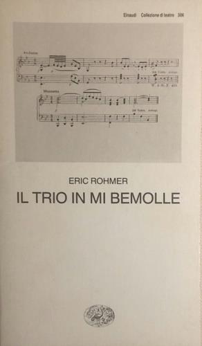Il trio in mi bemolle - Eric Rohmer - copertina