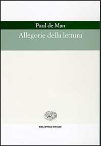 Allegorie della lettura - Paul De Man - copertina