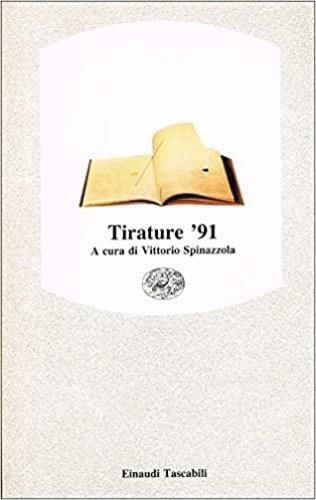 Tirature 91 - copertina