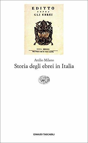 Storia degli ebrei in Italia - Attilio Milano - copertina