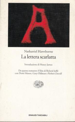 La lettera scarlatta - Nathaniel Hawthorne - copertina