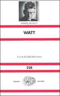 Watt - Samuel Beckett - copertina