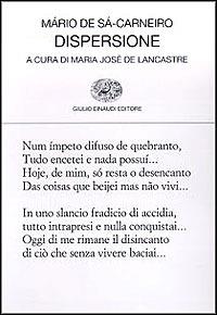 Dispersione - Mário de Sá-Carneiro - copertina