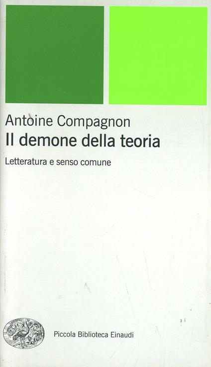 Il demone della teoria - Antoine Compagnon - copertina