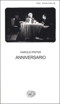 Anniversario - Harold Pinter - copertina