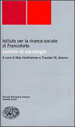 Lezioni di sociologia