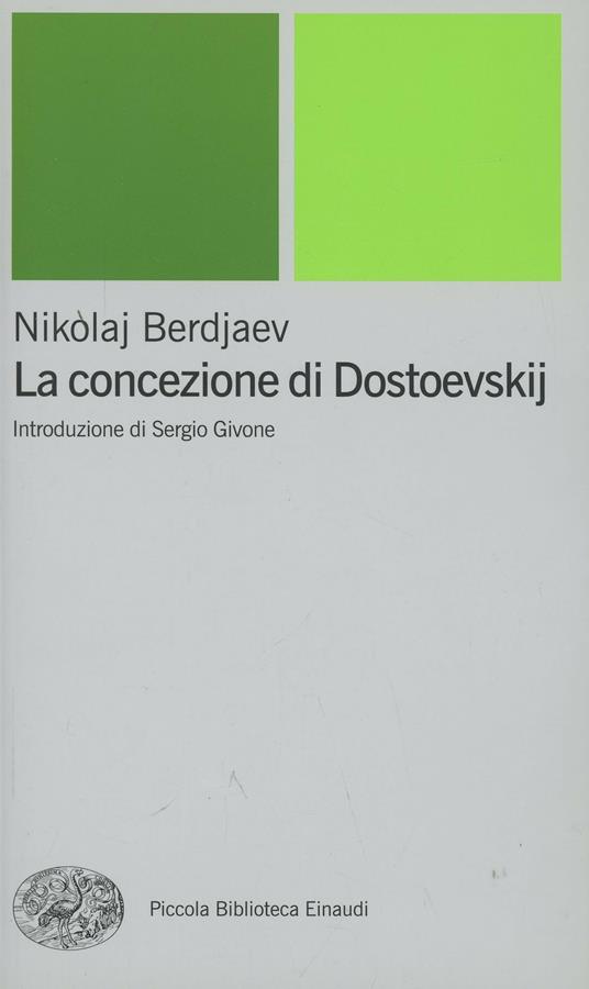 La concezione di Dostoevskij - Nikolaj Berdjaev - copertina
