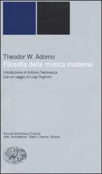 Filosofia della musica moderna - Theodor W. Adorno - copertina