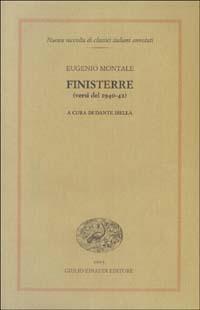 Finisterre (versi del 1940-42) - Eugenio Montale - copertina