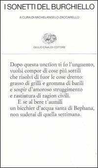 I sonetti del Burchiello - Burchiello - copertina