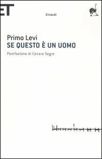 Se questo è un uomo - Primo Levi - copertina