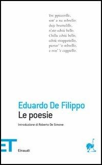 Le poesie - Eduardo De Filippo - copertina