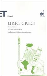 Lirici greci. Testo greco a fronte