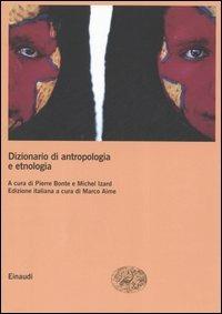 Dizionario di antropologia e etnologia - copertina