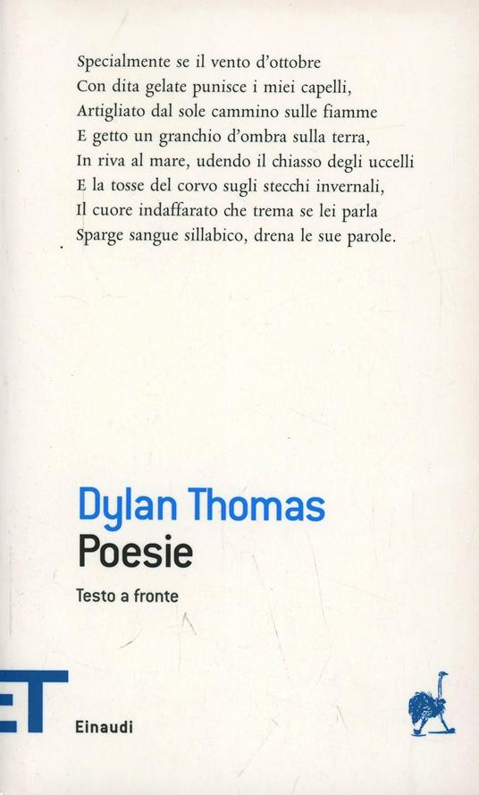 Poesie - Dylan Thomas - copertina
