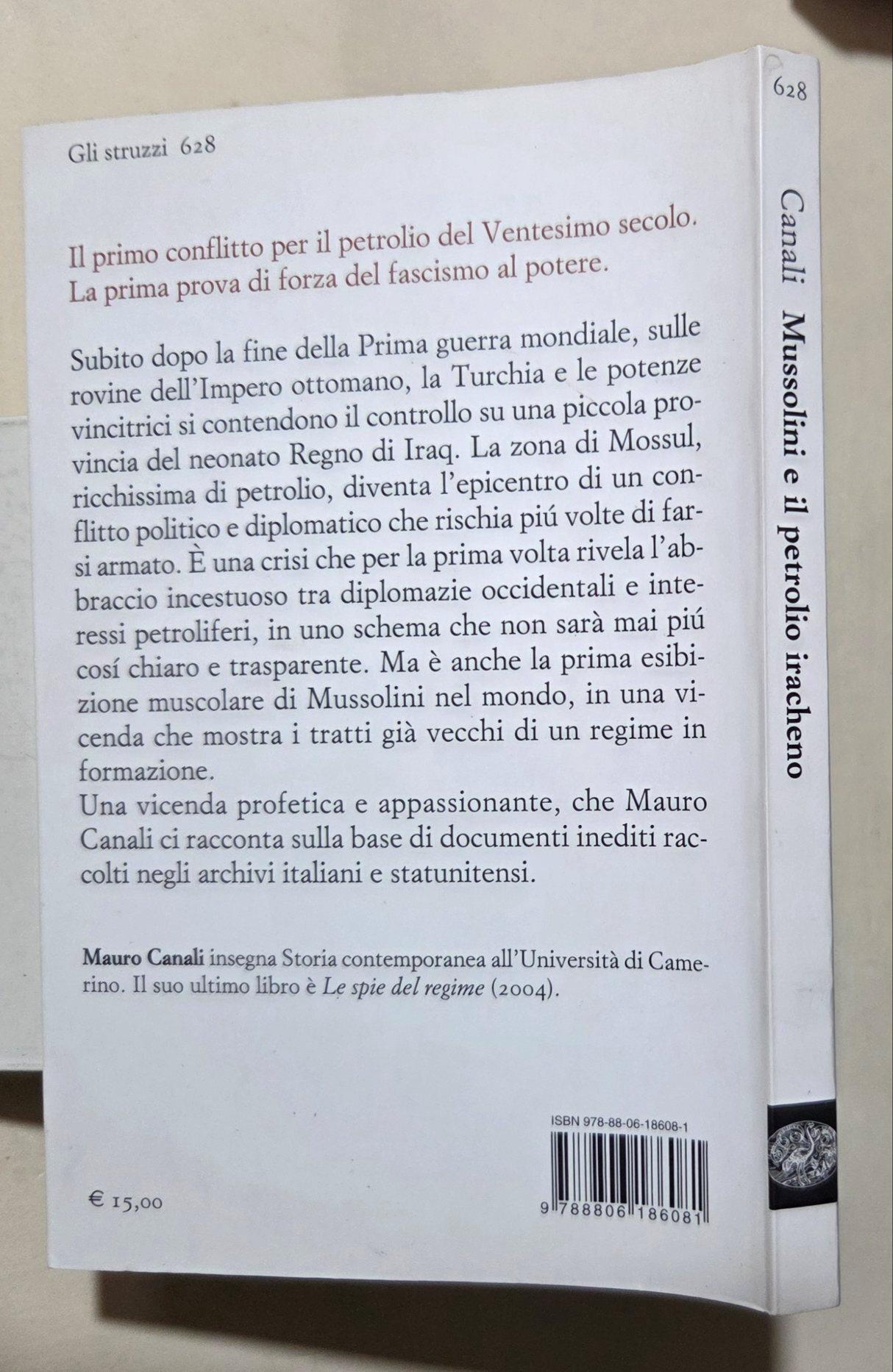 Mussolini e il petrolio iracheno. L'Italia, gli interessi petroliferi e le grandi potenze