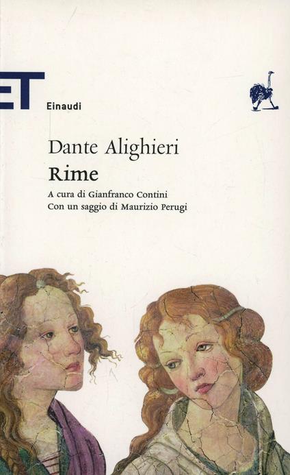 Le Rime - Dante Alighieri - copertina