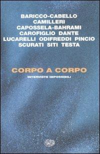 Corpo a corpo. Interviste impossibili - copertina