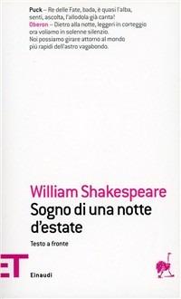 Sogno di una notte d'estate - William Shakespeare - copertina