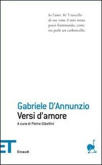 Versi d'amore - Gabriele D'Annunzio - copertina