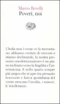Poveri, noi - Marco Revelli - copertina