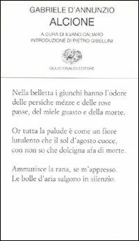 Alcione - Gabriele D'Annunzio - copertina