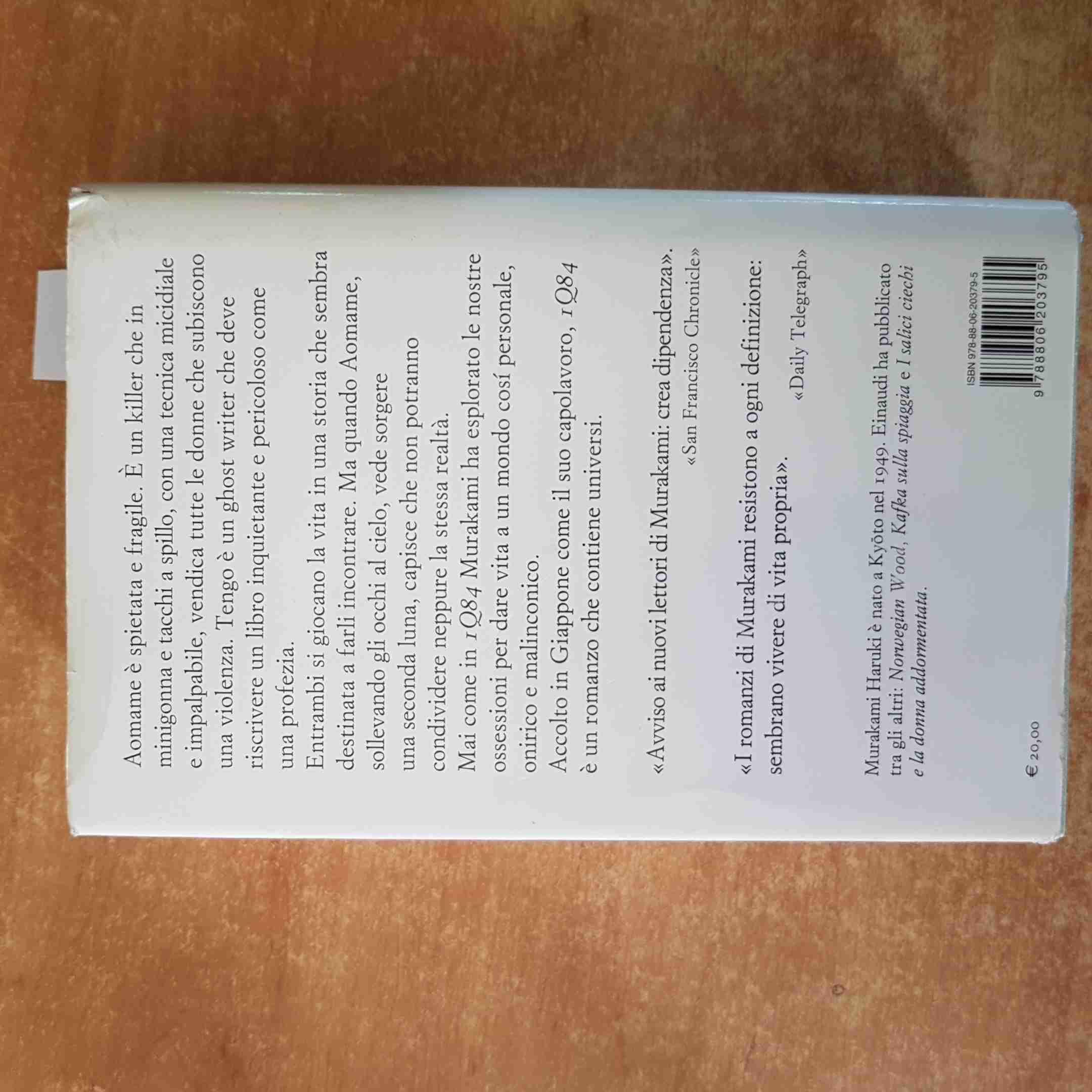1Q84. Libro 1 e 2. Aprile-settembre