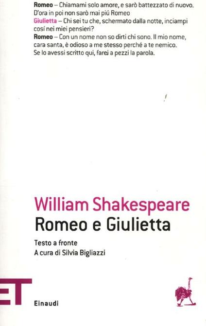 Romeo e Giulietta. Testo inglese a fronte - William Shakespeare - copertina