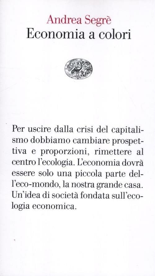 Economia a colori - Andrea Segrè - copertina