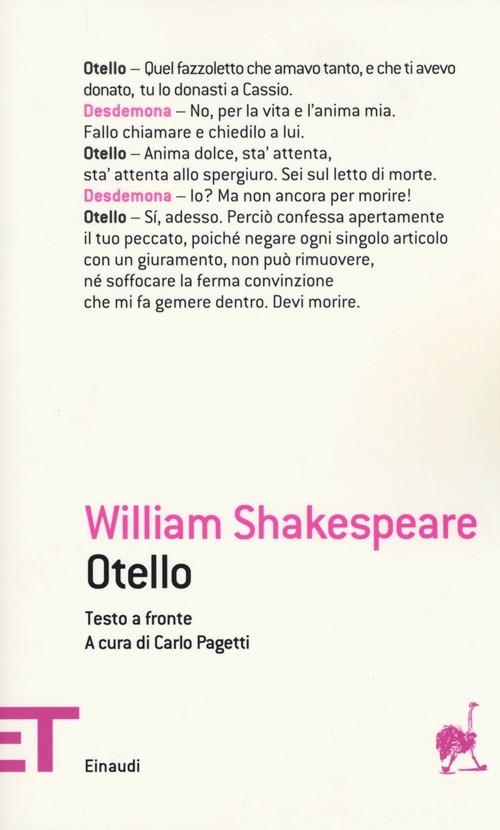 Otello. Testo inglese a fronte - William Shakespeare - copertina