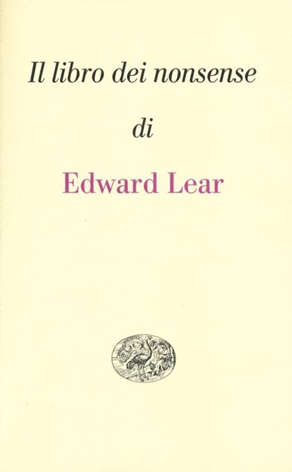 Il libro dei nonsense. Testo inglese a fronte - Edward Lear - copertina