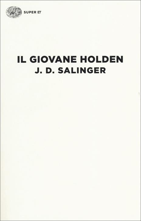 Il giovane Holden - J. D. Salinger - copertina