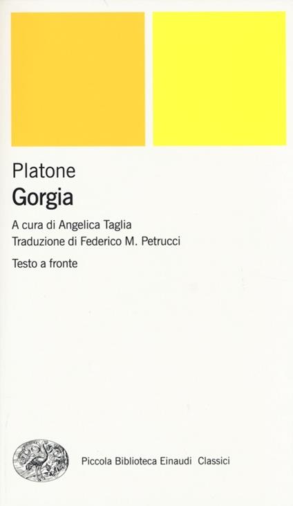 Gorgia. Testo greco a fronte - Platone - copertina