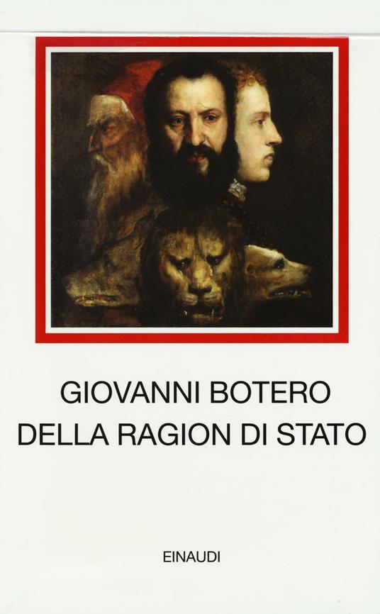Ragion di Stato - Giovanni Botero - copertina