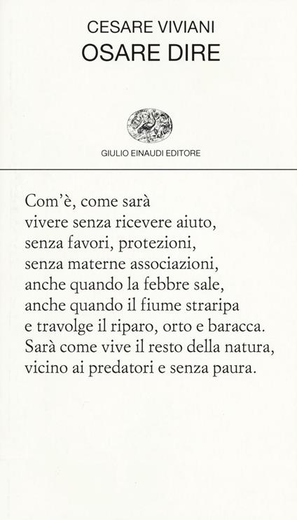 Osare dire - Cesare Viviani - copertina