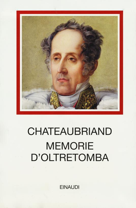 Memorie d'oltretomba - François-René de Chateaubriand - copertina
