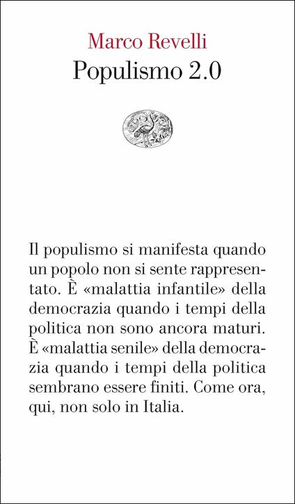 Populismo 2.0 - Marco Revelli - copertina
