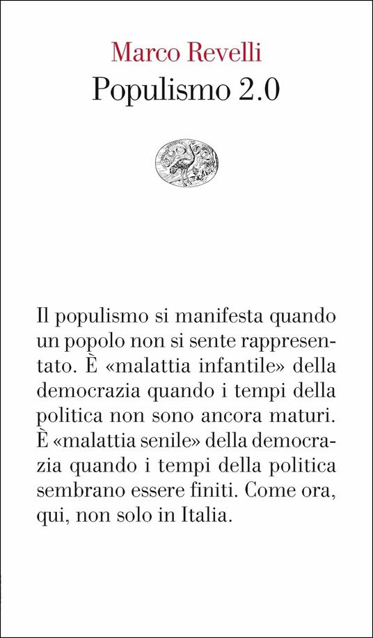 Populismo 2.0 - Marco Revelli - 2