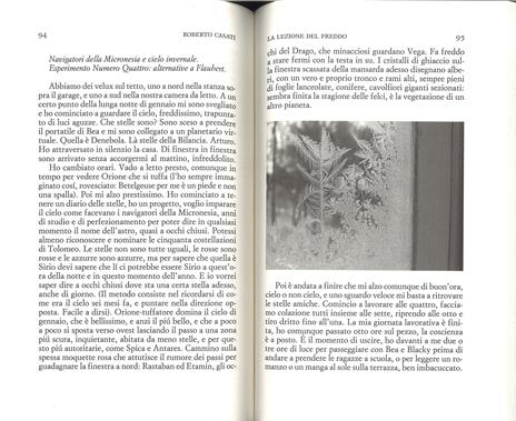 La lezione del freddo - Roberto Casati - 5