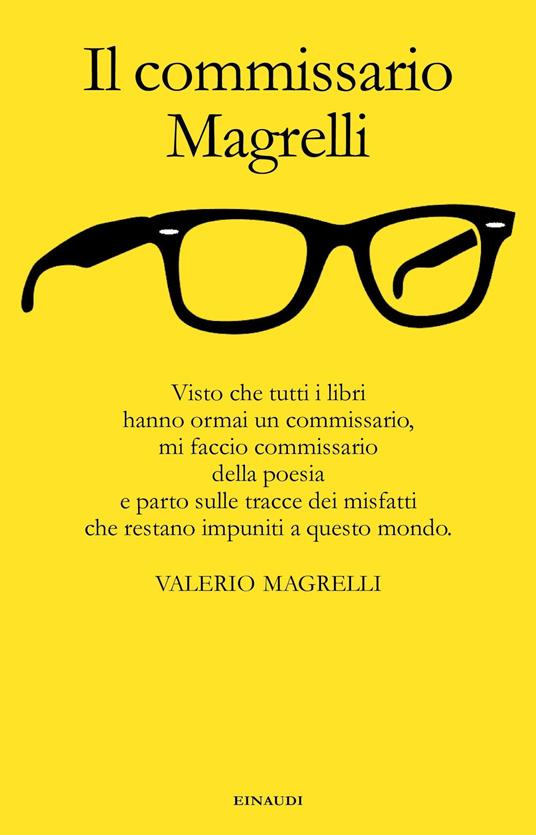 Il commissario Magrelli - Valerio Magrelli - copertina